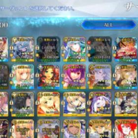 FT91 |FGO 日本 エンドゲーム |レベル165、43 SSR & 6 NP5サーヴァンツ+MLBブラックグレイル