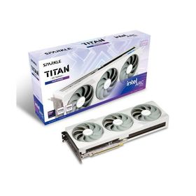 アユート SPARKLE Intel Arc B580 TITAN Luna OC/グラフィックスボード/12GB GDDR6/ 目安在庫=△