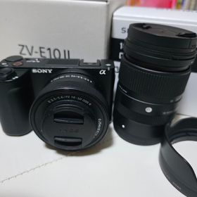 ソニー(SONY)の超美品SONY ZV-E10II SIGMA 18-50mmF2.8 DC DN(ミラーレス一眼)