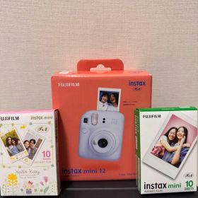 FUJIFILM instax mini 12 パステルブルー本体フィルムセット