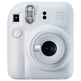 チェキ INSTAX mini 12 クレイホワイト【富士フィル】