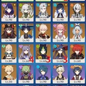 【引退アカウント】マーヴィカ シトラリ スカーク フリーナ1凸 夜蘭 ヌヴィレット アルレッキーノ | 原神のアカウントデータ、RMTの販売・買取一覧