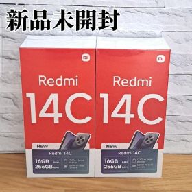 ✨2個セット✨シャオミ Redmi 14C 16GB 256GB SIMフリー