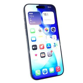 中古 Apple iPhone17 Pro Max 512GB ディープブルー MFYE4J／A SIMフリー ※要eSIM ※ネットワーク利用制限▲判定