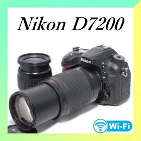✨Nikon D7200✨ダブルレンズ✨高速AF &高速連写✨一眼レフ