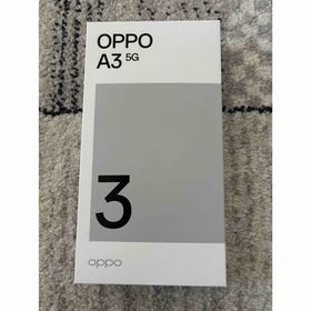 オッポ(OPPO)の【25日まで】OPPO A3 5G パープル 開通確認だけ(スマートフォン本体)
