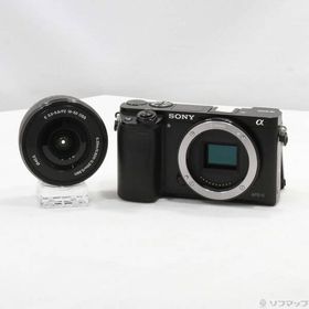 〔中古〕SONY(ソニー) α6000 パワーズームレンズキット ブラック ILCE-6000L〔262-ud〕