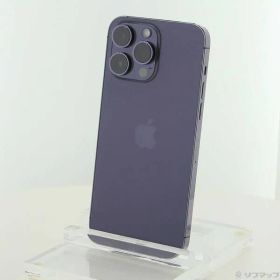 〔中古品〕 iPhone14 Pro Max 128GB ディープパープル MQ993J／A SIMフリー【258】