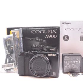 【美品】Nikon COOLPIX A900 ブラック ニコン クールピクス デジタルカメラ 光学35倍ズーム