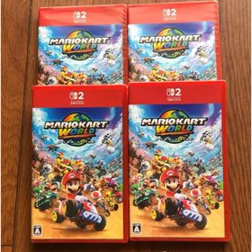 マリオカート ワールド Switch 2 新品未開封シュリンク付き 4枚セット(家庭用ゲームソフト)