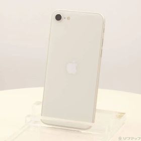 〔中古品〕 iPhone SE 第3世代 128GB スターライト MMYG3J／A SIMフリー 〔ネットワーク利用制限▲〕【258】