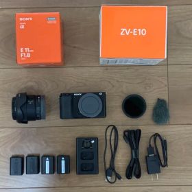 【美品】SONY ZV-E10 E11mm F1.8 VLOGセット