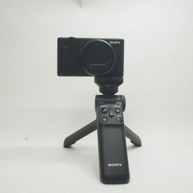 ソニー(SONY)の【中古】(ソニー) SONY VLOGCAM ZV-1II シューティンググリゥプキット ブラック(コンパクトデジタルカメラ)