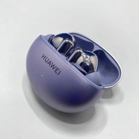 【美品】 HUAWEI ファーウェイ FreeBuds 6i ワイヤレスイヤホン パープル 高音質 ノイズキャンセリング Bluetooth