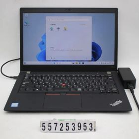Lenovo ThinkPad T480s Core i5 8250U 1.6GHz/16GB/256GB(SSD)/14W/FHD(1920x1080)/Win11 【557253953】
