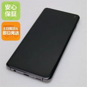 美品 SC-03L Galaxy S10 プリズムブラック スマホ 本体 白ロム 土日祝発送OK 06000 SIMロック解除済み