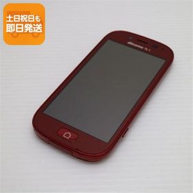 美品 F-06F らくらくスマートフォン3 レッド 即日発送 スマホ FUJITSU DoCoMo 本体 白ロム あすつく 土日祝発送OK