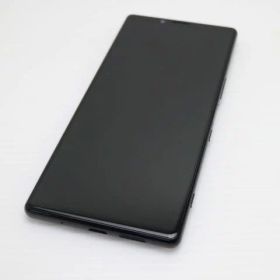 【中古】 美品 SO-03L Xperia 1 ブラック スマホ 本体 白ロム 中古 土日祝発送OK