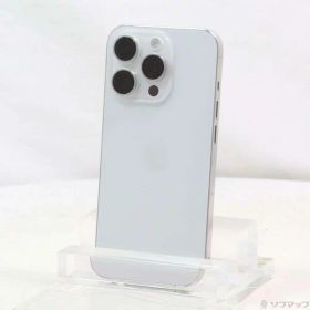 【中古】Apple(アップル) iPhone15 Pro 128GB ホワイトチタニウム MTU83J／A SIMフリー 【262-ud】