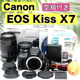 ✨Canon EOS Kiss X7✨標準・超望遠ダブルレンズセット スマホ転送