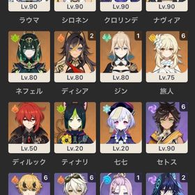 クロリンデ完凸(餅有) ラウマ ネフェル シロネン ナヴィア | 原神のアカウントデータ、RMTの販売・買取一覧