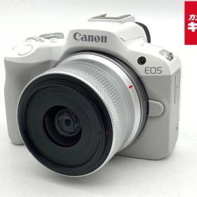 【中古】 【並品】 キヤノン EOS R50 RF-S18-45 IS STMレンズキット ホワイト