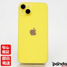 【20日20時からポイントUP! BLACK FRIDAY】中古品【Bランク】SIMフリー iPhone14 Plus 128GB イエロー MR603J/A A2885 4549995395792【 docomo au SoftBank UQ Ymobile 楽天モバイル 対応】#9680