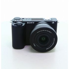 ソニー(SONY)の【中古】(ソニー) SONY VLOGCAM ZV-E10 II パワーズームレンス ブラック [ZV-E10M2K B](コンパクトデジタルカメラ)