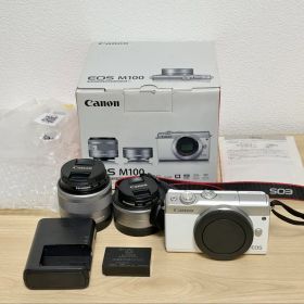 Canon EOS M100 ミラーレス一眼 カメラ レンズ2本セット