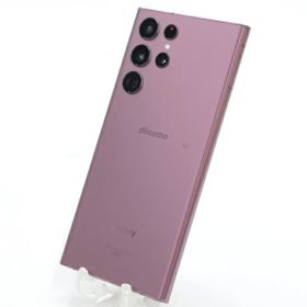 【中古】docomo SAMSUNG Galaxy S22 Ultra 256GB SC-52C バーガンディ