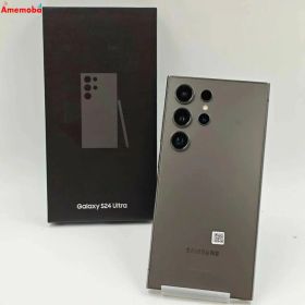 【中古】Galaxy S24 Ultra 256GB チタニウムグレー SCG26 AU版SIMフリー 美品