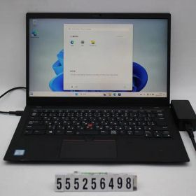Lenovo ThinkPad X1 Carbon 6th Gen Core i5 8350U 1.7GHz/8GB/256GB(SSD)/14.0W/FHD(1920x1080) タッチパネル/Win11 【555256498】