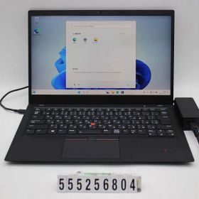 Lenovo ThinkPad X1 Carbon 6th Gen Core i5 8350U 1.7GHz/8GB/256GB(SSD)/14.0W/FHD(1920x1080) タッチパネル/Win11 【555256804】