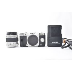 【美品】ペンタックス PENTAX Q10 シルバー レンズキット(ミラーレス一眼)