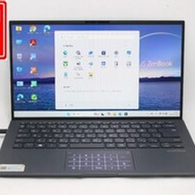 中古訳有 フルHD 14型 ASUS ZenBook 14 Ultralight UX435EAL Windows11 第11世代 i7-1165G7 8GB NVMe 512GB-SSD カメラ Wi-Fi6 管:1130j