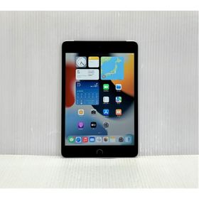 中古 Apple iPad mini4 Wi-Fi + Cellular 64GB スペースグレイ MK722J/A SIMフリー ネットワーク利用制限△判定 /難あり品