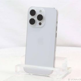 〔中古〕Apple(アップル) iPhone15 Pro 128GB ホワイトチタニウム MTU83J／A SIMフリー〔262-ud〕