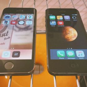 2台 iPhone 5s & 5 セット SIM FREE