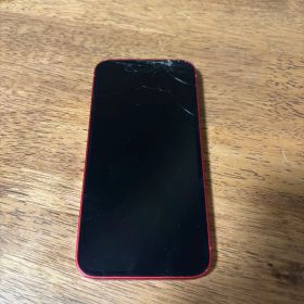 iPhone 13 mini 128GB レッド 画面割れ FaceID不可