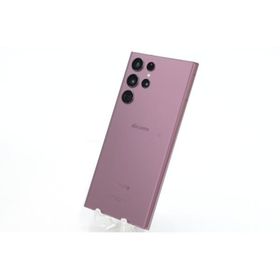 [中古]docomo SAMSUNG Galaxy S22 Ultra 256GB SC-52C バーガンディ