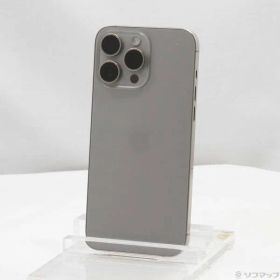 〔中古品〕 iPhone15 Pro Max 256GB ナチュラルチタニウム MU6R3J／A SIMフリー【352】