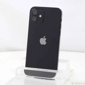 〔中古品〕 iPhone12 64GB ブラック MGHN3J／A SIMフリー【344】
