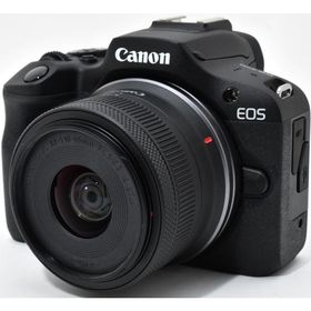 キヤノン ミラーレス一眼 CANON EOS R100 レンズキット ブラック 中古 美品 Wi-Fi Bluetooth スマホに送れる 新品SDカード付き 届いてすぐに使える 長期保証