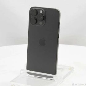 〔中古品〕 iPhone16 Pro Max 256GB ブラックチタニウム MYWG3J／A SIMフリー【262】