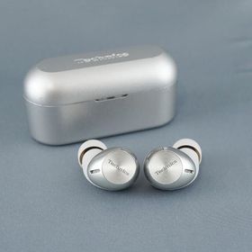 Panasonic Technics EAH-AZ40M2 完全ワイヤレスイヤホン USED美品 ノイズキャンセリング ANC 外音取込 マイク シルバー 完動品 V1128