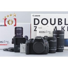 【中古】Canon キヤノン EOS Kiss X7i ダブルズームキット 元箱付き