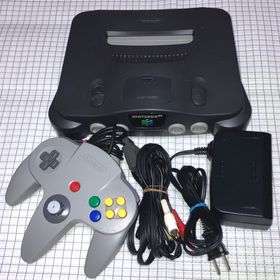 ニンテンドウ64(NINTENDO 64)の【動作良好】 Nintendo 64 本体セット(家庭用ゲーム機本体)