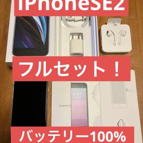 Apple iPhone SE (第2世代) バッテリー100%超豪華フルセット