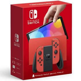 【新品外箱傷みあり】Nintendo Switch 有機ELモデル [ マリオレッド ] HEG-S-RAAAA ※外箱傷み有り