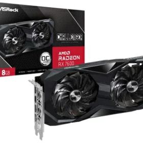 【中古】 ASRock Radeon / RX7600 搭載 グラフィックボード GDDR6 8GB 搭載モデル 【国内正規品】 RX7600 CL 8GO